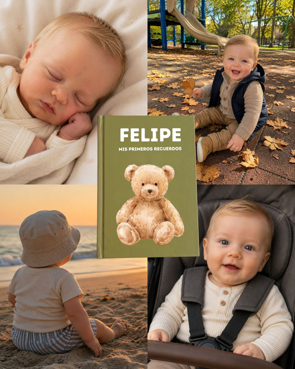 Libro Fotográfico de Bebé Personalizado