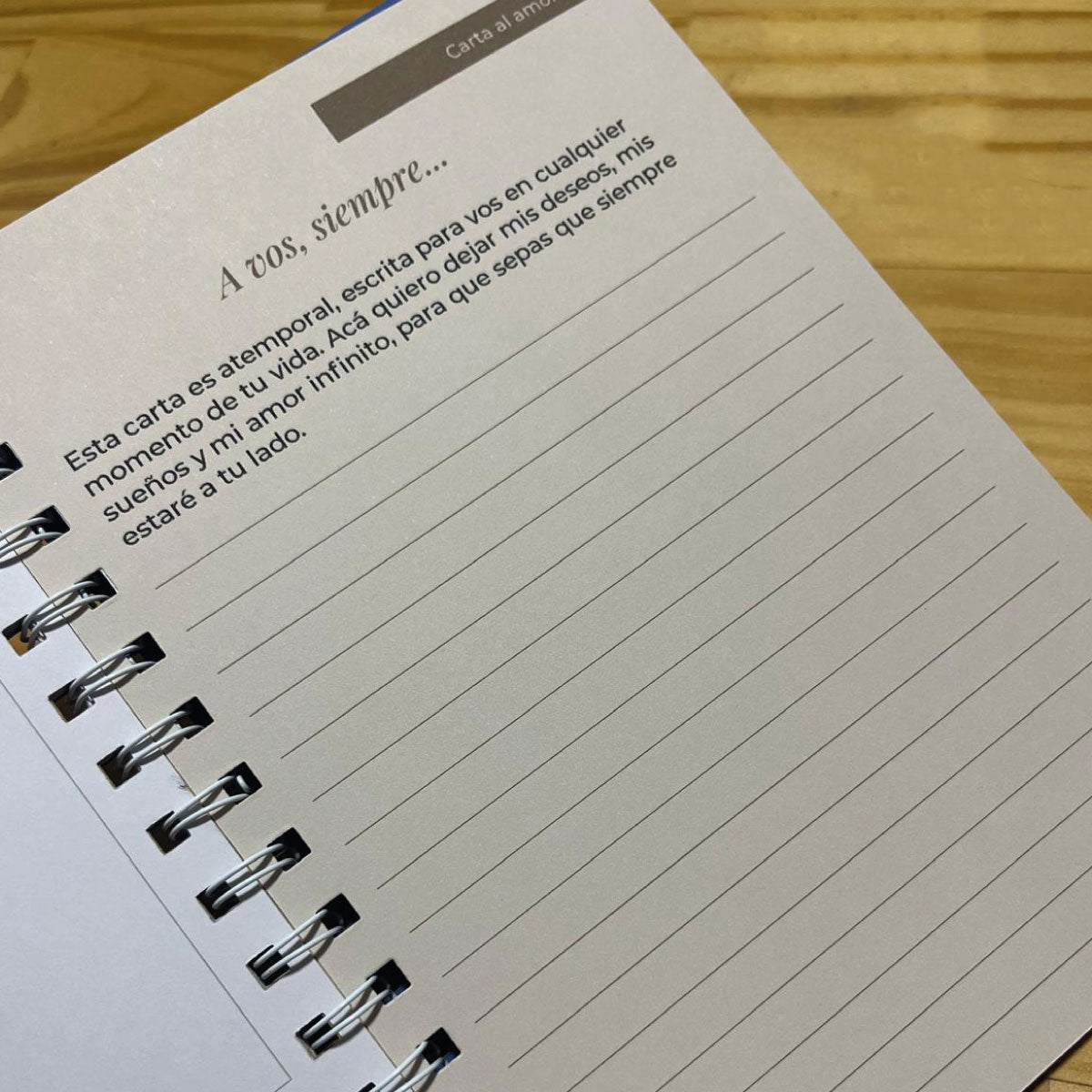 Diario "Cerca de vos" - Diario del primer año